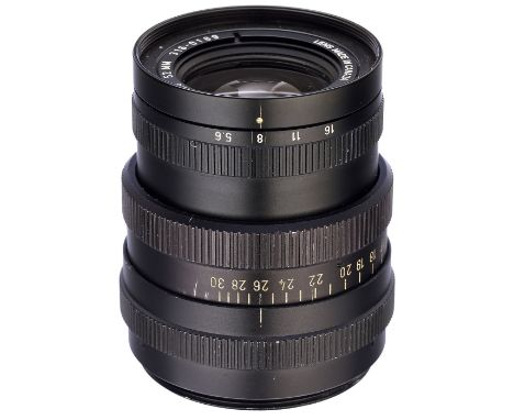 Elcan 5,6/52 mm, 70er JahreLeitz, Canada. Nr. 316-0189, für Mikroverfilmung am Leitz Dokuflex 35 oder für Präzisionsvergrößer
