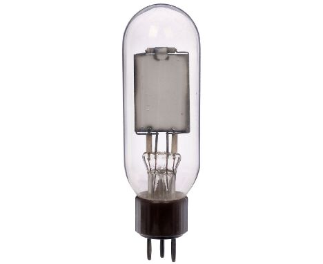 Televisionslampe Philips Typ 3500, um 1930Flächenglimmlampe, zur Verwendung bei Fernsehen und Film, für Umwandlung von Stroms