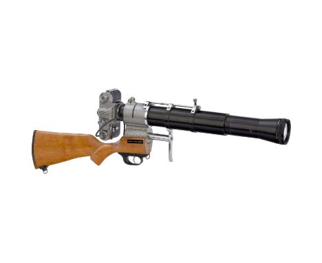 KMZ-Kristall-Gewehrkamera für die Jagd auf das Unbekannte, um 1963KMZ, UdSSR. Kristall No. 61022994, SLR für 24 x 36 mm, grau