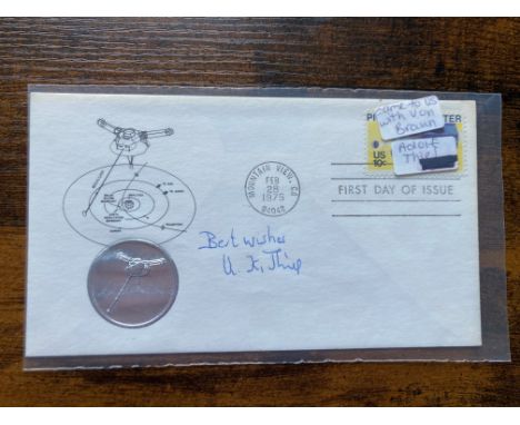 WW2 Von Braun Rocket Scientist Adolf Thiel signed US FDC. Adolf Karl Thiel (also spelled Adolph; February 12, 1915 - June 2, 