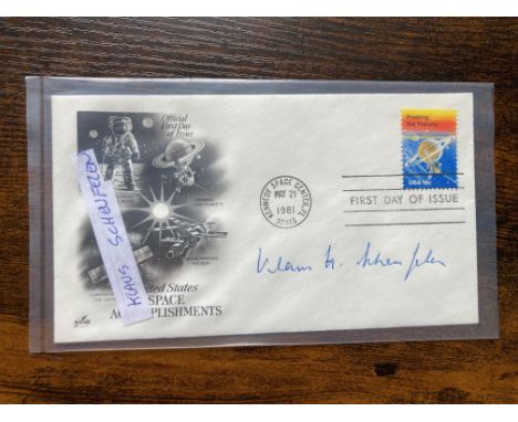 WW2 Von Braun Rocket Scientist Klaus Scheufelen signed US FDC. Good condition. All autographs come with a Certificate of Auth