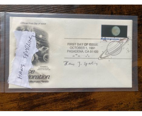 WW2 Von Braun Rocket Scientist Hans Sperling signed US FDC. Good condition. All autographs come with a Certificate of Authent