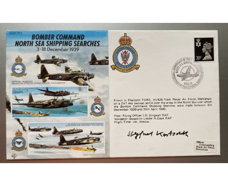 WW2 Uboat commander Siegfried Koitschka U616 signed 50th ann North Sea Shipping Searches cover.   Good condition. All autogra