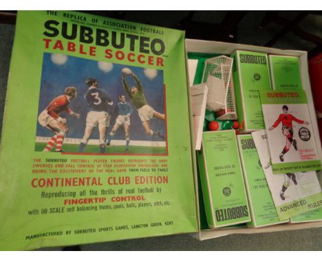 Boxed Subbuteo Table Soccer Continental Club Edition, Condition - light damage to box