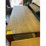 Wood Dining Room Table, 7'6" x 3'