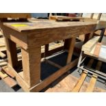 Rolling Wood Work Tables, Various Sizes