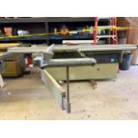 SCMI Sliding Table Saw, Model si 16 w, s/n s 116 wa