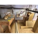 Lot - Wood Tables & Cabinet