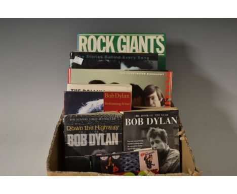 Books - Music,  The Rolling Stones, Unseen Archive, Susan Hill;  Its Only Rock n Roll;  Rock Giants;  The Life of Bob Dylan e