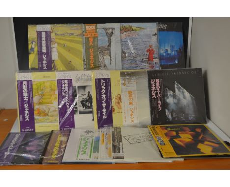 Vinyl Records - 12" L.P.s: Genesis - Japanese reissues, all with obi-strips; Trespass,  Nursery Cryme, Foxtrot, Live, Selling