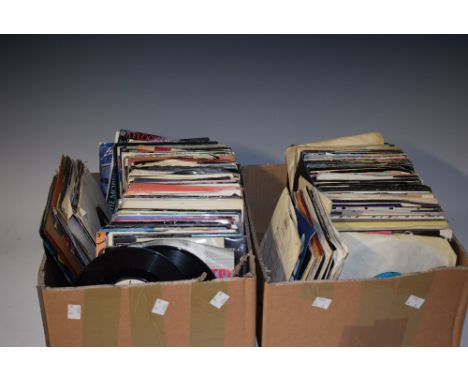Vinyl Records - 45" singles, mostly 1980s inc Soft Cell, Tainted Love;  Squeeze, Labelled with Love, Eurythmics, Petshop Boys