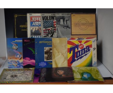 Vinyl Records - 12" L.P.s: Jefferson Airplane - The Worst of Jefferson Airplane (US pressing), Takes Off, Volunteers, Bless i