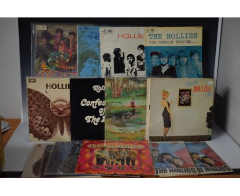 Vinyl Records - 12" L.P.s: The Hollies - In The Hollies Style (mono), Stay With the Hollies (mono, "large mono" sleeve), Stay