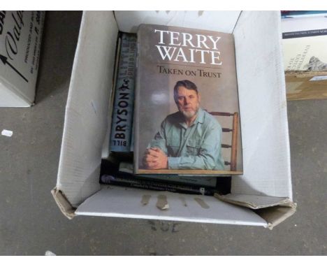Quantity of assorted biographies and others similar to include Bill Bryson, Jenson Button and others