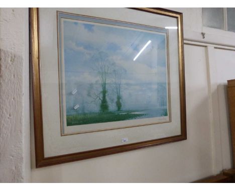 The Day Begins by W R Ennings, 67, signed limited edition print, framed and glazed