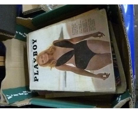 Quantity of vintage circa 1960's Playboy magazines