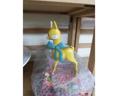 A retro Babycham model of a deer