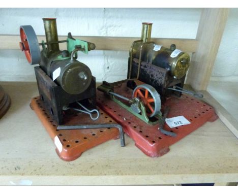 Two Mammod steam engine models