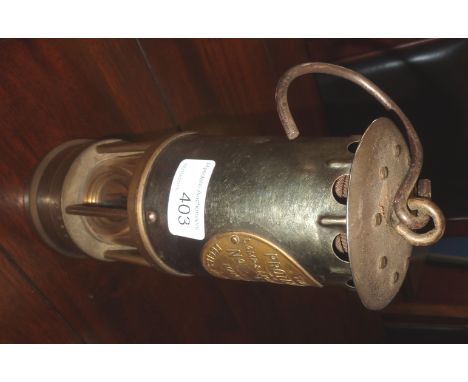 Protector Eccles Manchester miners lamp