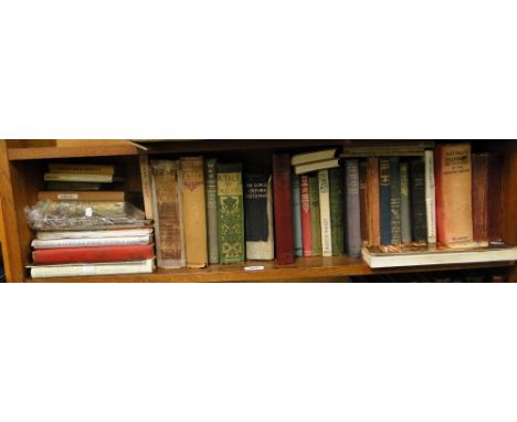 Shelf of various books