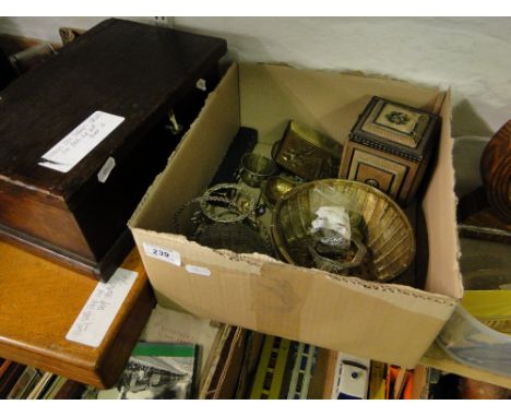 2 Boxes, caddy, etc