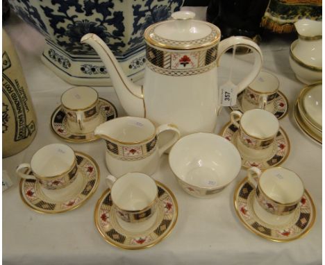A "Derby Border" pattern coffee service.