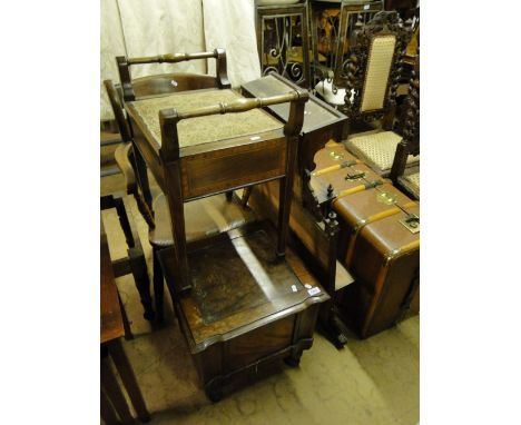 Piano stool, kitchen chair, commode, suitcase etc