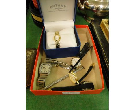 Ladies Rotary quartz wristwatch, & 5 other wristwatches