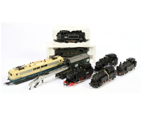 Lima, Jouef, Trix and Hornby Group of Locomotives. Featuring; Lima DB 151 Overhead Electric and 2 x Hornby R254 'Internationa