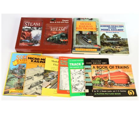 Formative Group of Related Books on Railways and Railway Modelling, Featuring; 'A Book of Trains' by W.J. Bassett-Lowke and F
