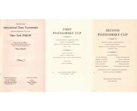 New York 1948 - 1949. Kmoch, H. The Book of the International Chess Tournament held at the Manhattan Chess Club New York 1948