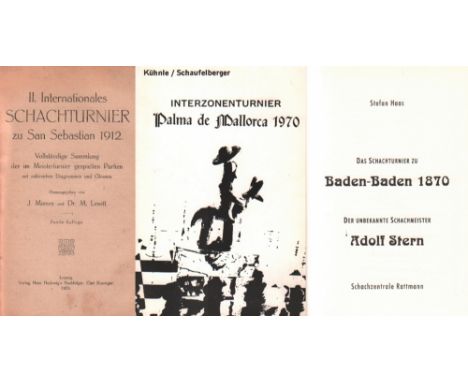 San Sebastian 1912. Mieses, J. und M. Lewitt. (Hrsg.) II. Internationales Schachturnier zu San Sebastian 1912 ... 2. Auflage.