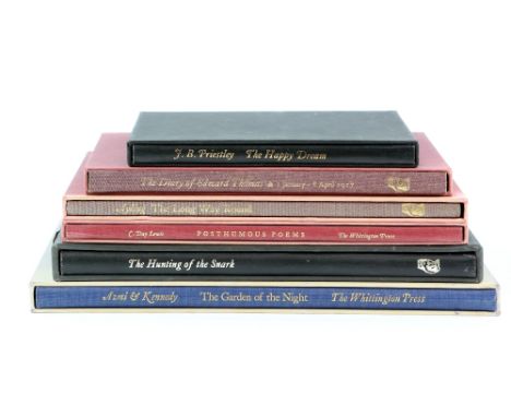 Whittington Press - THOMAS EDWARD.  The Diary. Ltd. maroon cloth in slip case. Whittington Press, 1977; also The Happy Dream 