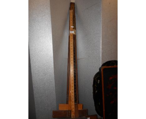 A selection of vintage rulers etc 