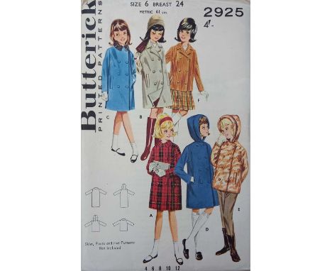 A quantity of vintage sewing patterns, c. 1960/70's, mainly childrens