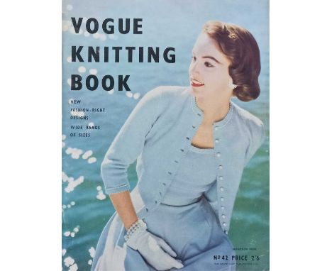 A quantity of assorted vintage knitting and sewing patterns, to include some by Vogue, lady's vintage magazines etc