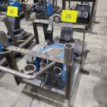 MILLER 70 SERIES S-74S WIRE FEEDER, S/N LE165823 W/ STEEL CART
