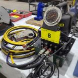 SIMPLEX HYDRAULIC TORQUE WRENCH PUMP UNIT W/ TORQUE WRENCH CASSETTE