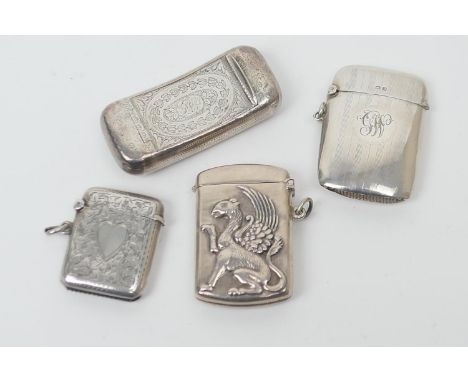 George III silver snuff box, by Joseph Willmore, Birmingham 1810, curvex rectangular form with stippled decoration, engraved 