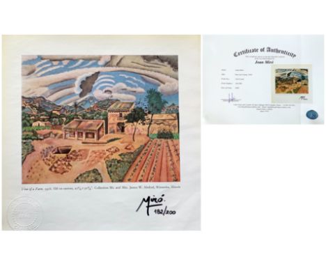 Salvador Dali (1904-1989), Lithograph Image Size: 6 by 6 1/8 in. (15 by 15.5 cm.) All measurements are approximate. Signed (l