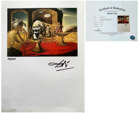 Salvador Dali (1904-1989), Lithograph Image Size: 9 by 12 in. (22 by 29.5 cm.) All measurements are approximate. Signed (lowe