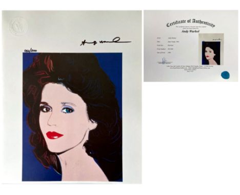 Andy Warhol (1928-1987), Lithograph Image Size: 11 1/8 by 13 1/2 in. (28 by 34 cm.) All measurements are approximate. Signed 