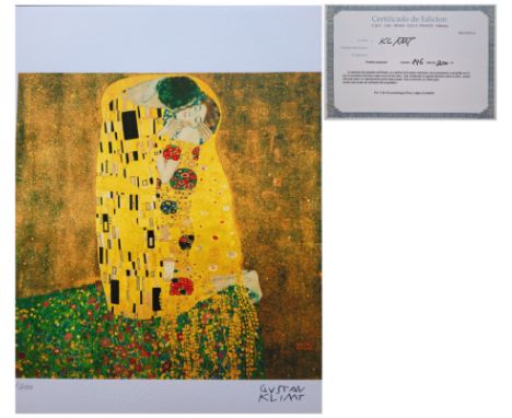 Gustav Klimt (1862-1918), Lithograph Image Size: 11 1/2 by 16 in. (29 by 40 cm.) All measurements are approximate. Signed (lo
