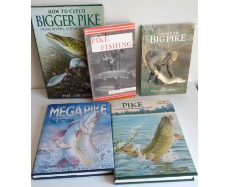 TACTICS FOR BIG PIKE by Bill Chillingworth, Beekay, First Edition, 1985, paperback, F; PIKE FISHING, by Dr. W.J. Turrell, pub