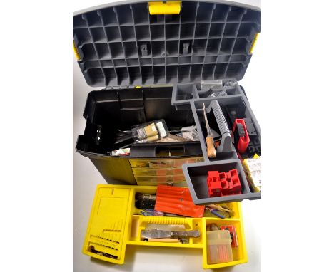 Large STANLEY modern tool box filled with tools