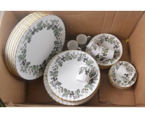 Royal Worcester Lavina collection of dinnerware