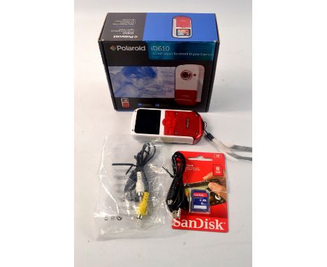POLAROID iD610 camera, still in box (takes AAA batteries)