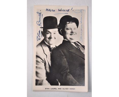 Stan Laurel and Oliver Hardy 'Laurel and Hardy' (English and American vintage comedy double act from late 1920's - 1940s) Per