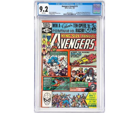 Avengers Annual 10 CGC 9.2 Universal grade, white pages. First appearance of Rogue and Madelyn Pryor.