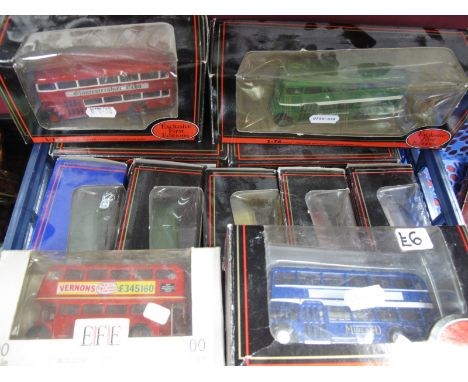 Exclusive First Editions - ten 1:76 scale diecast buses, including Cheltenham, Bristol FLF, Brighton and Hove, Alexander Midl